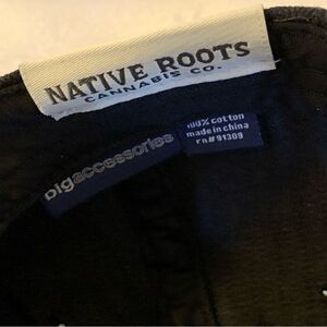 Colorado Dispensary Cannibis Hat ‘Native Roots’ Cap Black Hat OSFA Excellent